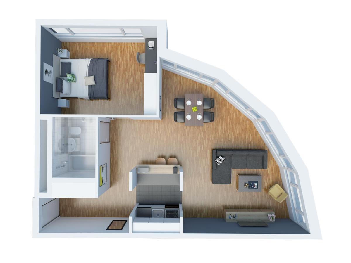 Ariser - Zug Central Business Apartment ภายนอก รูปภาพ